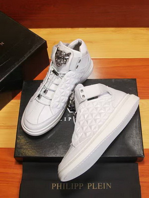 PhiliPP Plein High-Top Fashion Men Shoes--029